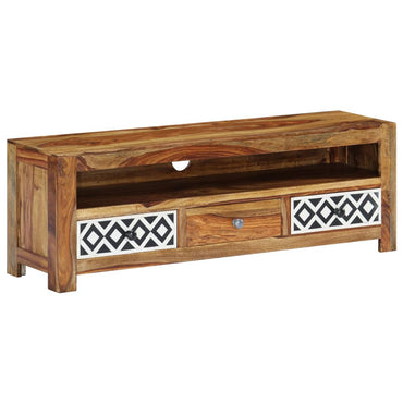 vidaXL Meuble TV 120x30x40 cm Bois d'acacia Massif
