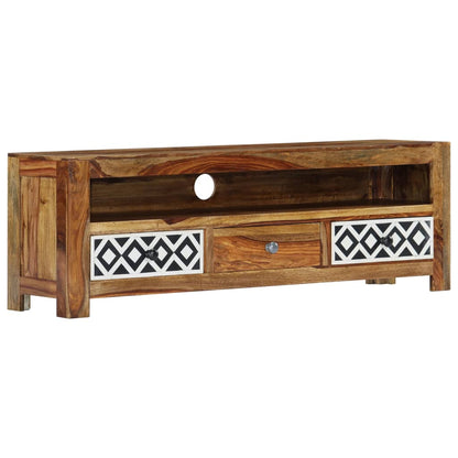 vidaXL Meuble TV 120x30x40 cm Bois d'acacia Massif