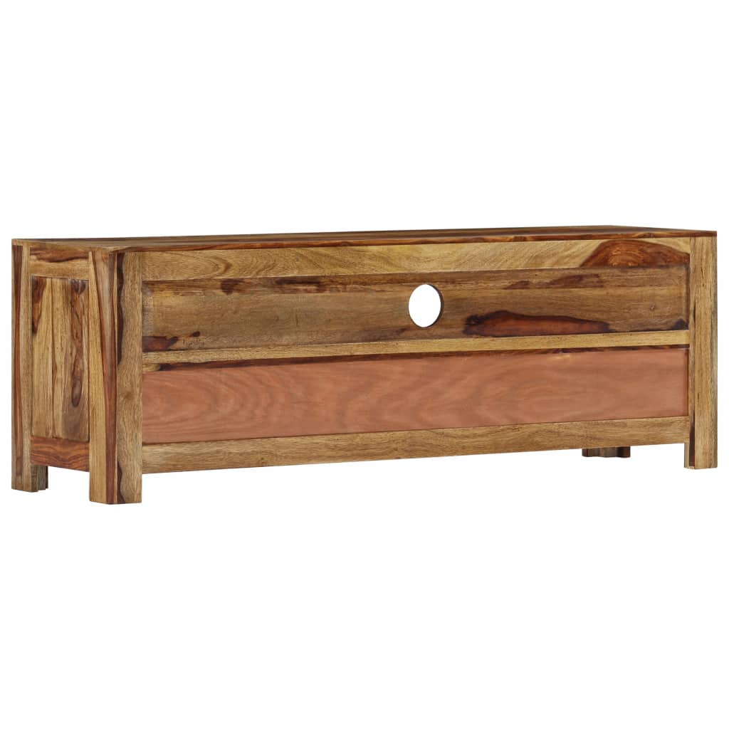vidaXL Meuble TV 120x30x40 cm Bois d'acacia Massif