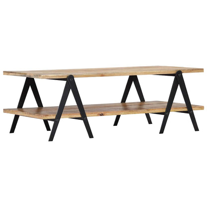 vidaXL Couchtisch 115x60x40 cm Massivholz Mango