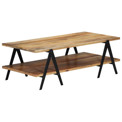 vidaXL Couchtisch 115x60x40 cm Massivholz Mango