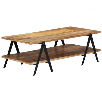 vidaXL Couchtisch 115x60x40 cm Massivholz Mango