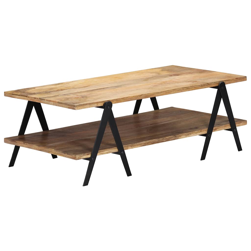 vidaXL Couchtisch 115x60x40 cm Massivholz Mango