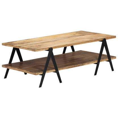 vidaXL Couchtisch 115x60x40 cm Massivholz Mango