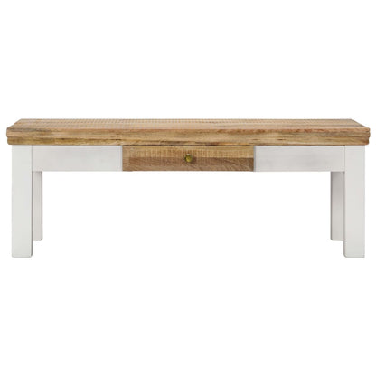 vidaXL Couchtisch 110x50x40 cm Massivholz Mango
