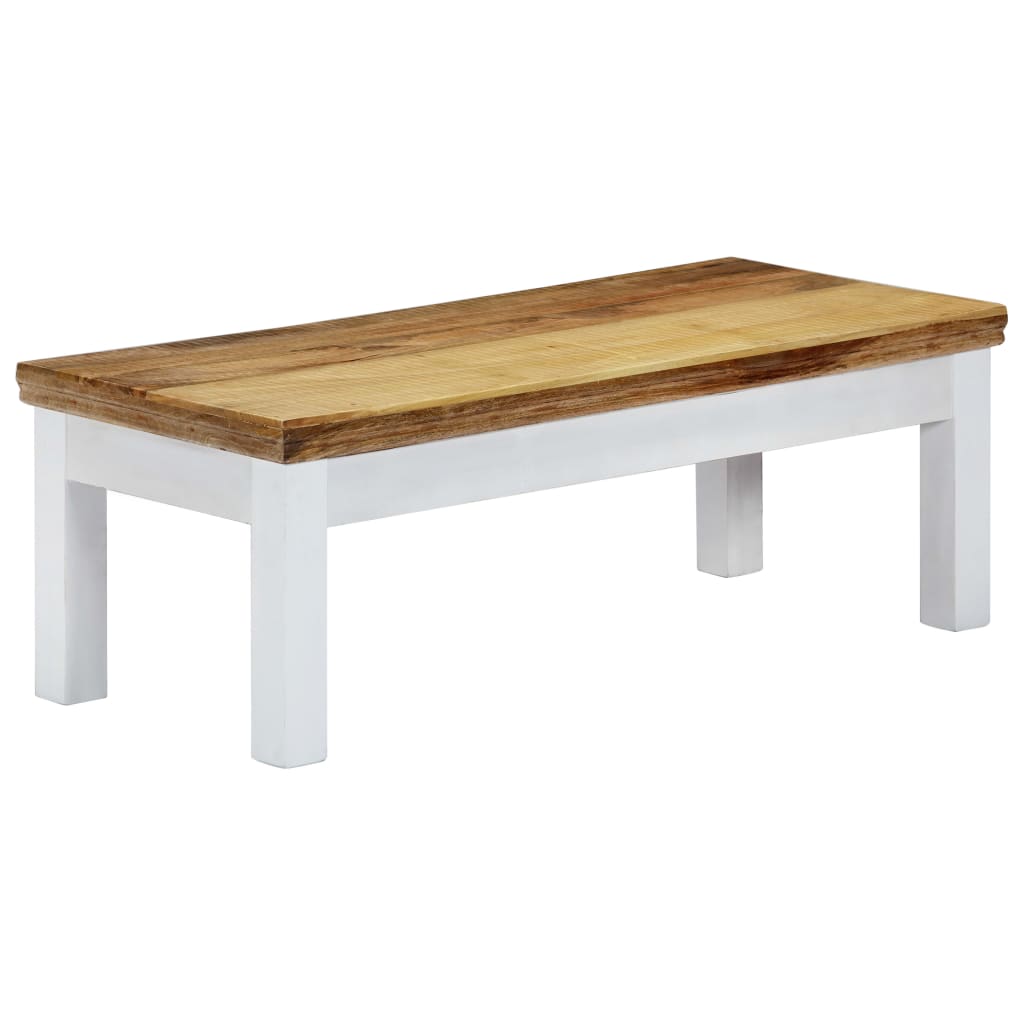 vidaXL Couchtisch 110x50x40 cm Massivholz Mango
