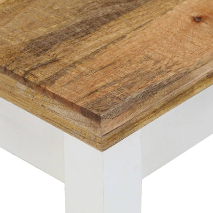 vidaXL Couchtisch 110x50x40 cm Massivholz Mango