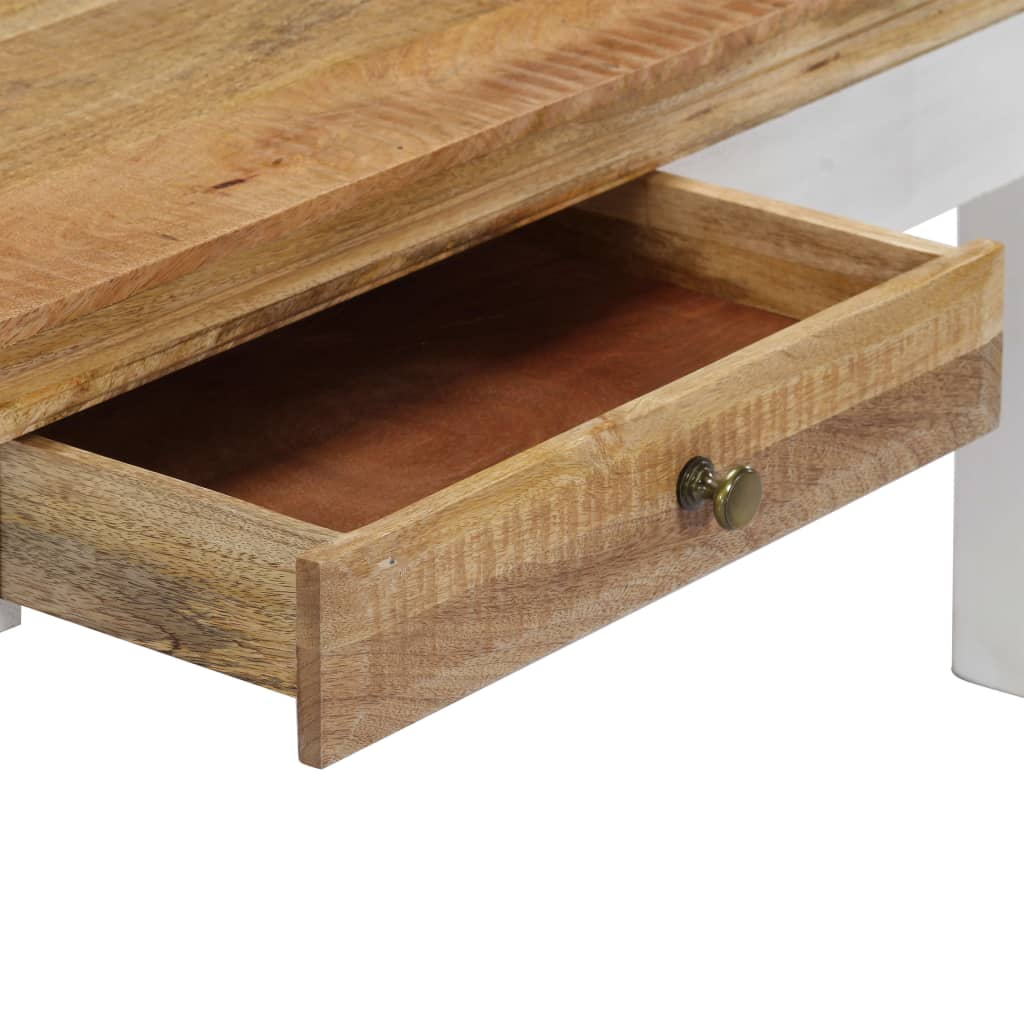 vidaXL Couchtisch 110x50x40 cm Massivholz Mango