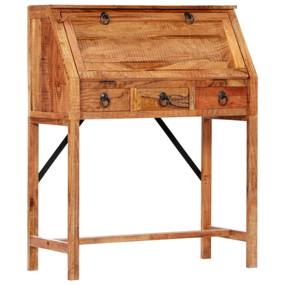 vidaXL Bureau 90×40×107 cm Bois de Sesham massif