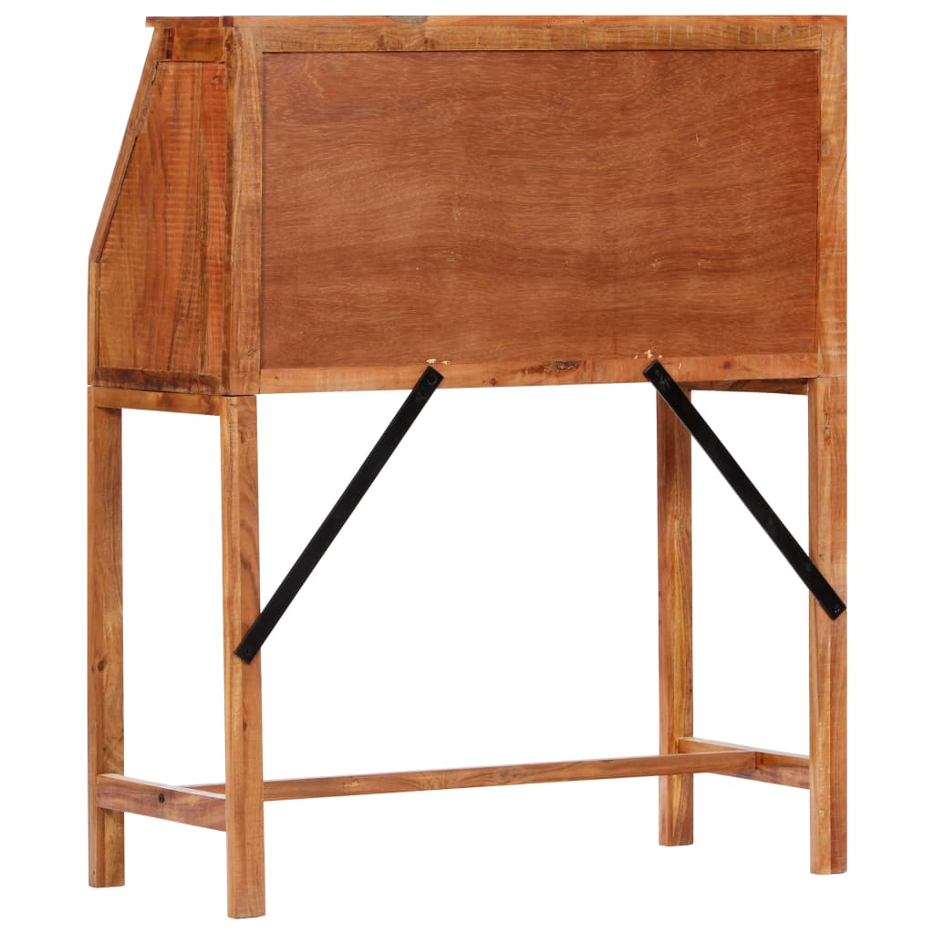 vidaXL Bureau 90×40×107 cm Bois de Sesham massif