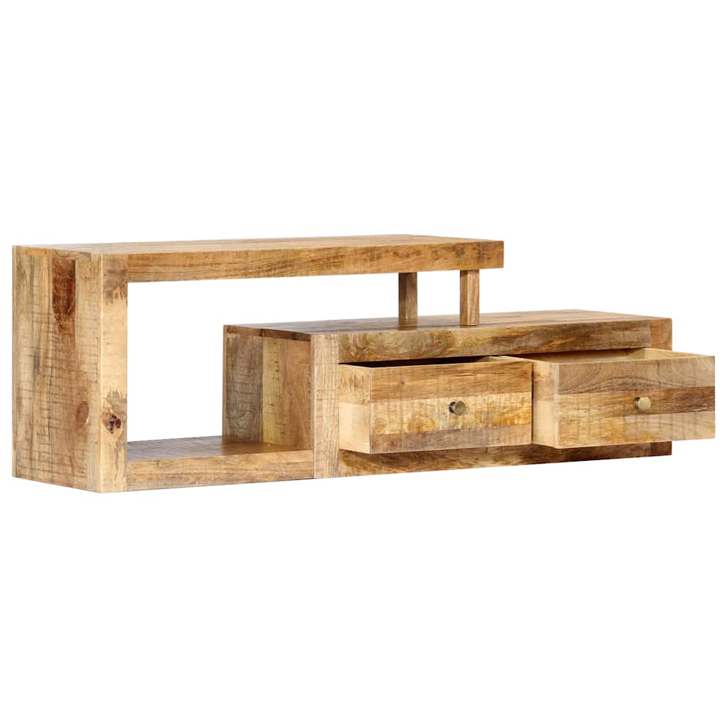 vidaXL Meuble TV 120x30x40 cm Bois de manguier massif