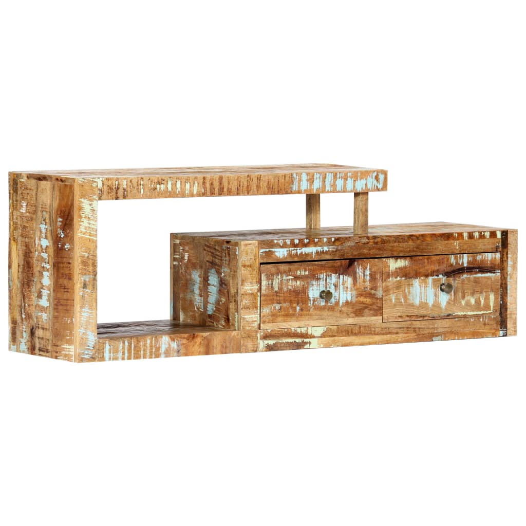 vidaXL Meuble TV 120x30x40 cm Bois de récupération massif