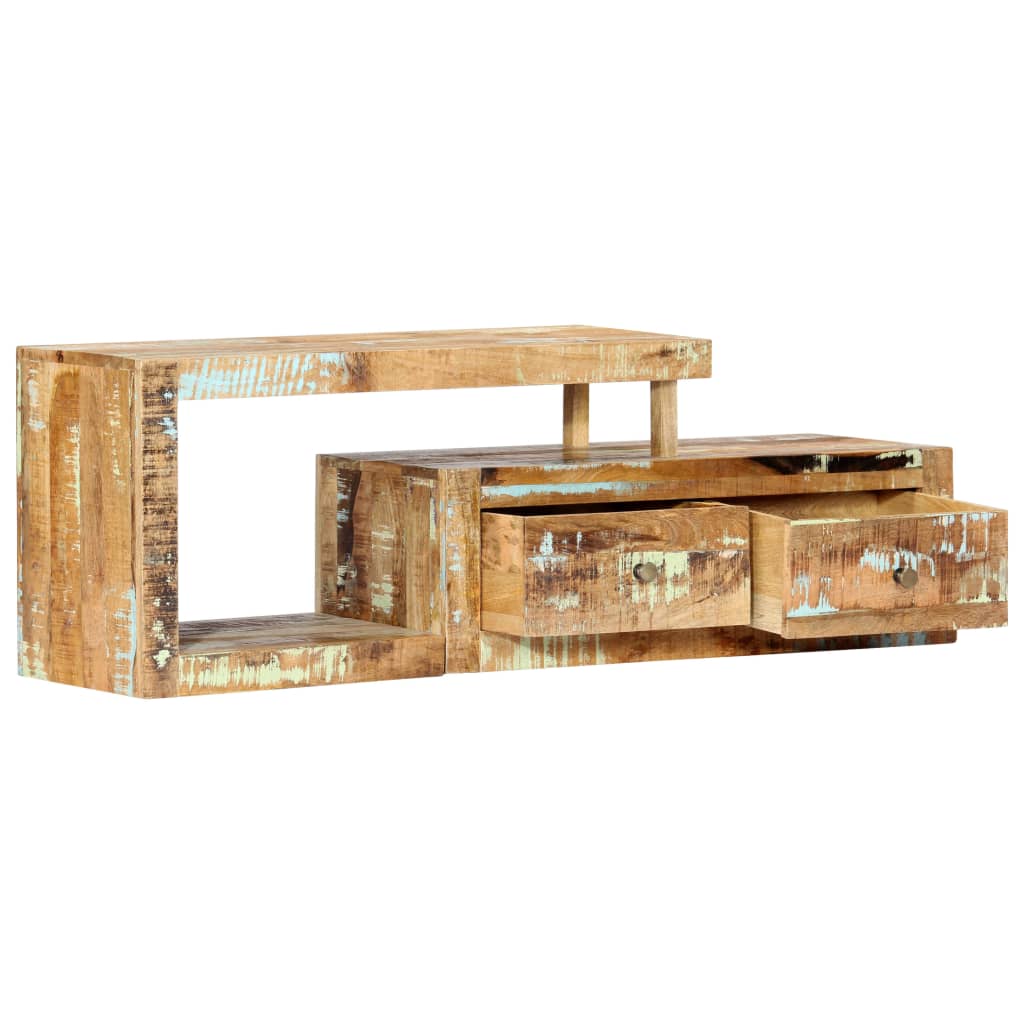 vidaXL Meuble TV 120x30x40 cm Bois de récupération massif