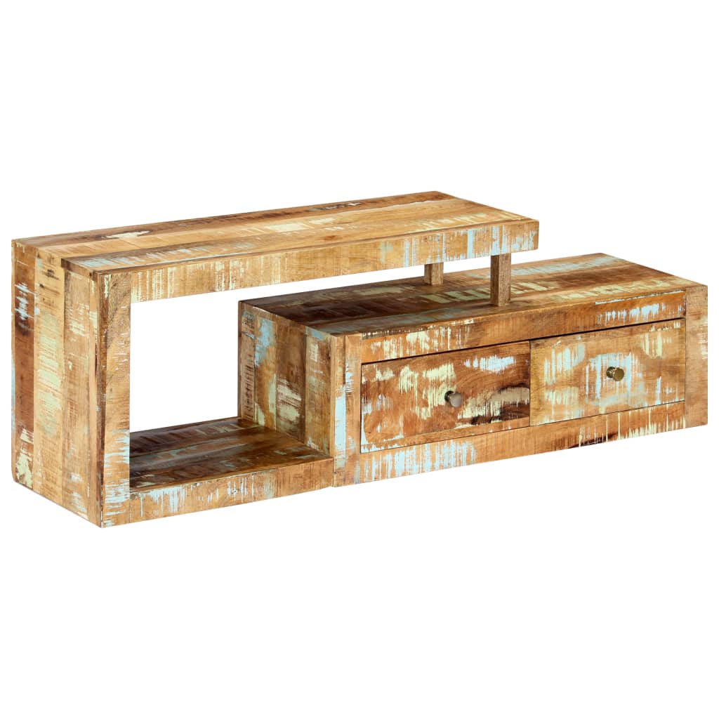 vidaXL Meuble TV 120x30x40 cm Bois de récupération massif