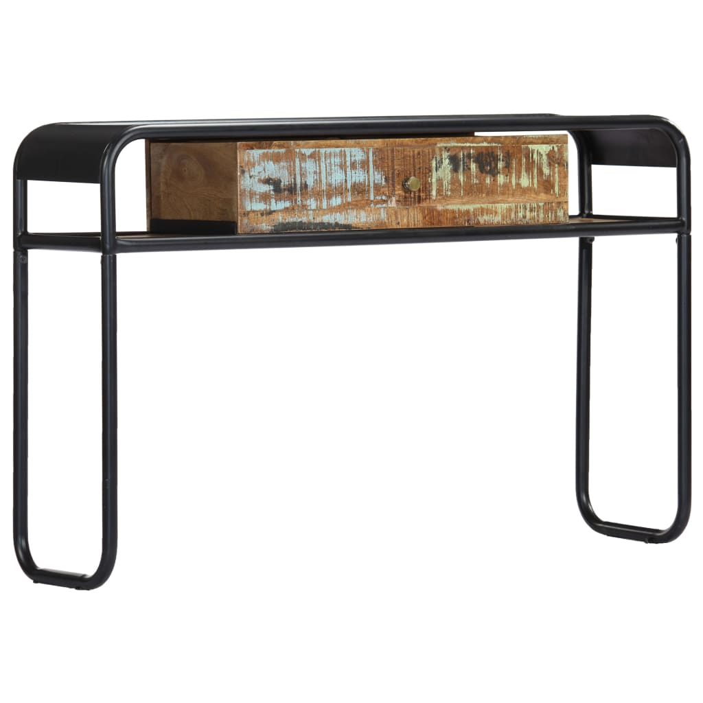 vidaXL Konsolentisch 118x30x75 cm Altholz Massiv