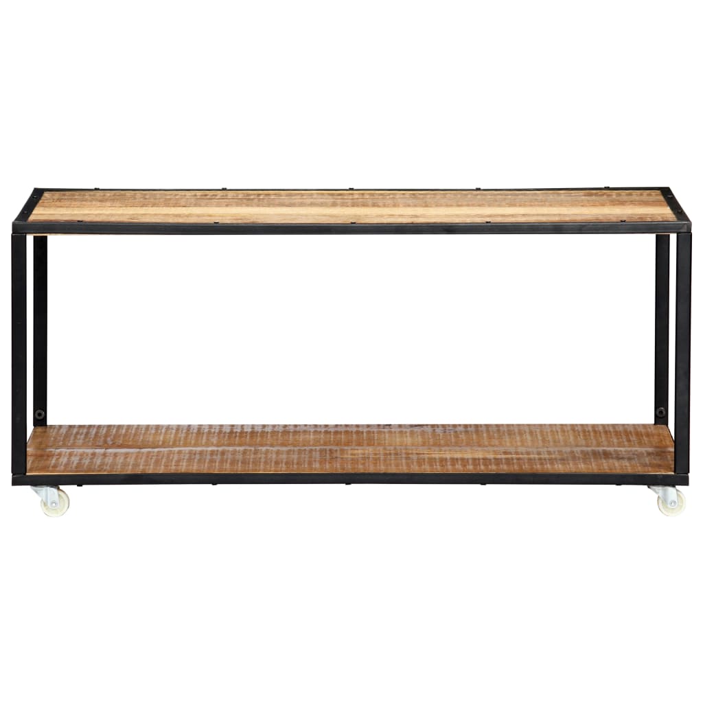 vidaXL Couchtisch 90x50x40 cm Altholz Massiv