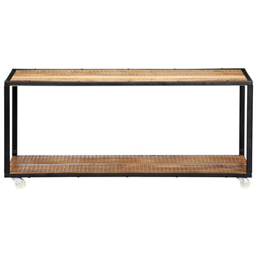 vidaXL Couchtisch 90x50x40 cm Altholz Massiv