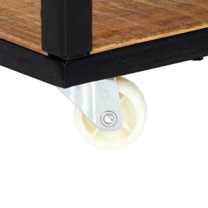 vidaXL Couchtisch 90x50x40 cm Altholz Massiv