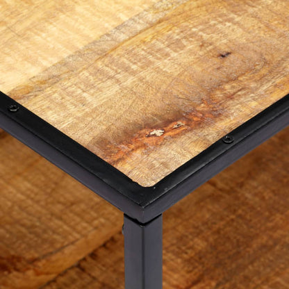 vidaXL Couchtisch 90x50x40 cm Altholz Massiv