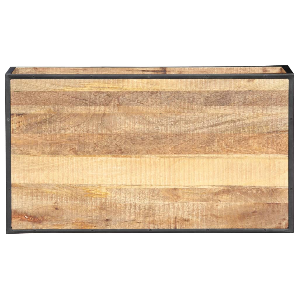 vidaXL Couchtisch 90x50x40 cm Altholz Massiv