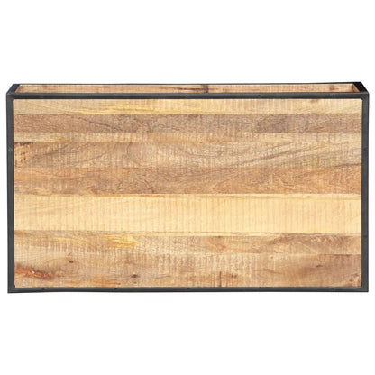 vidaXL Couchtisch 90x50x40 cm Altholz Massiv
