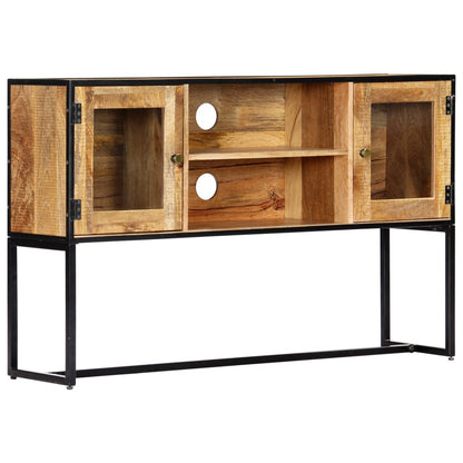 vidaXL Meuble TV 120x30x75 cm en bois de récupération massif