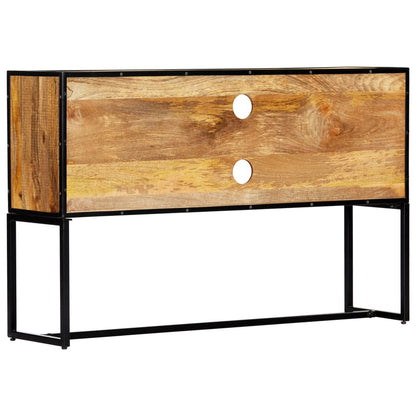 vidaXL Meuble TV 120x30x75 cm en bois de récupération massif