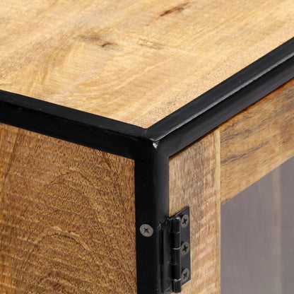 vidaXL Meuble TV 120x30x75 cm en bois de récupération massif