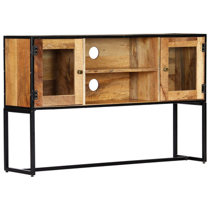 vidaXL Meuble TV 120x30x75 cm en bois de récupération massif