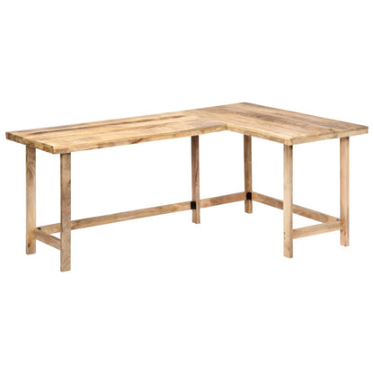 vidaXL Bureau 180 x 120 x 76 cm Bois de manguier massif