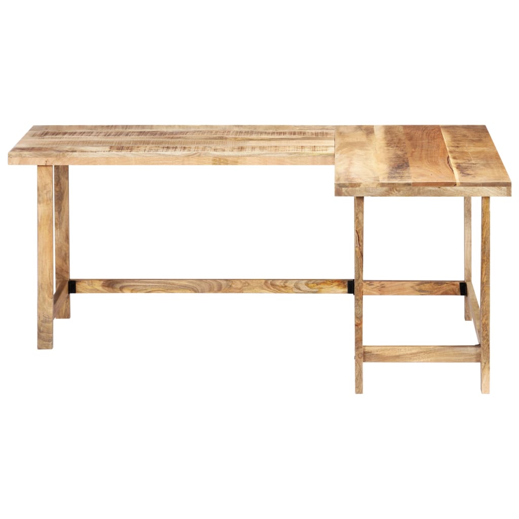 vidaXL Bureau 180 x 120 x 76 cm Bois de manguier massif