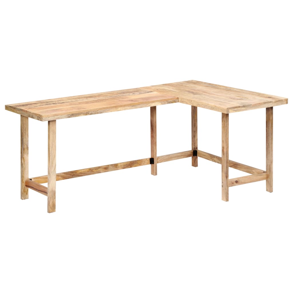 vidaXL Bureau 180 x 120 x 76 cm Bois de manguier massif