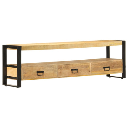Meuble TV vidaXL 150 x 30 x 45 cm Bois de manguier massif