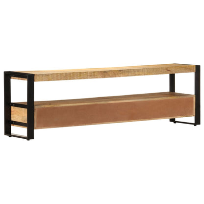 Meuble TV vidaXL 150 x 30 x 45 cm Bois de manguier massif