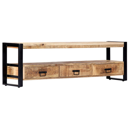 Meuble TV vidaXL 150 x 30 x 45 cm Bois de manguier massif