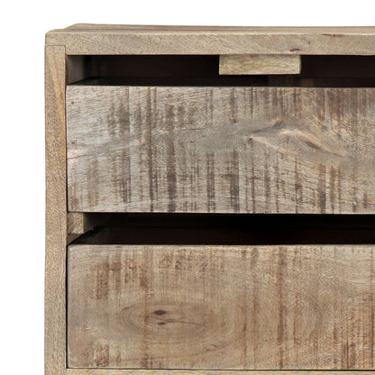 vidaXL Sideboard 140×30×60 cm Massivholz Mango