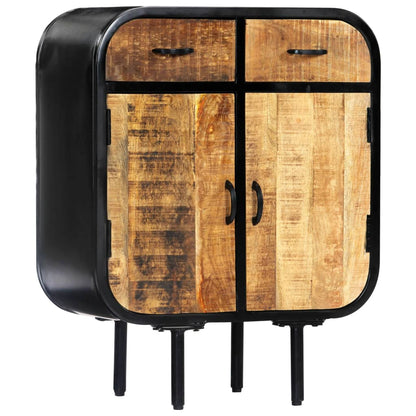 vidaXL Buffet 60x30x75 cm Bois de manguier massif et fer