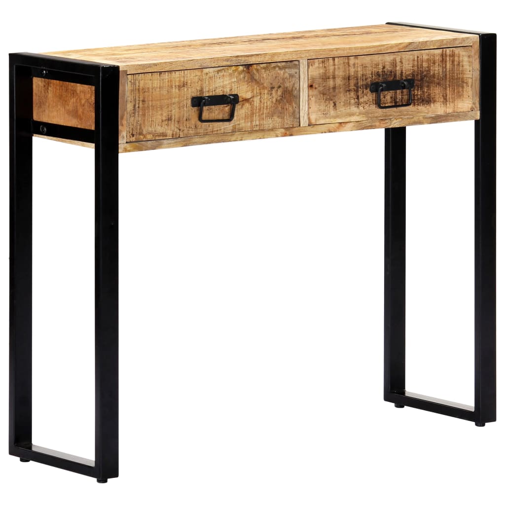 vidaXL Konsolentisch 90 x 30 x 75 cm Massivholz Mango