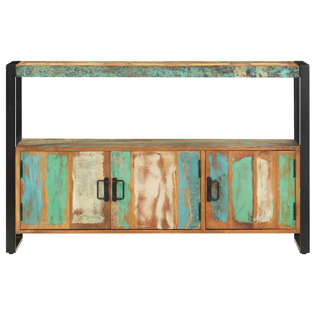 vidaXL Sideboard 120x30x75 cm Altholz Massiv