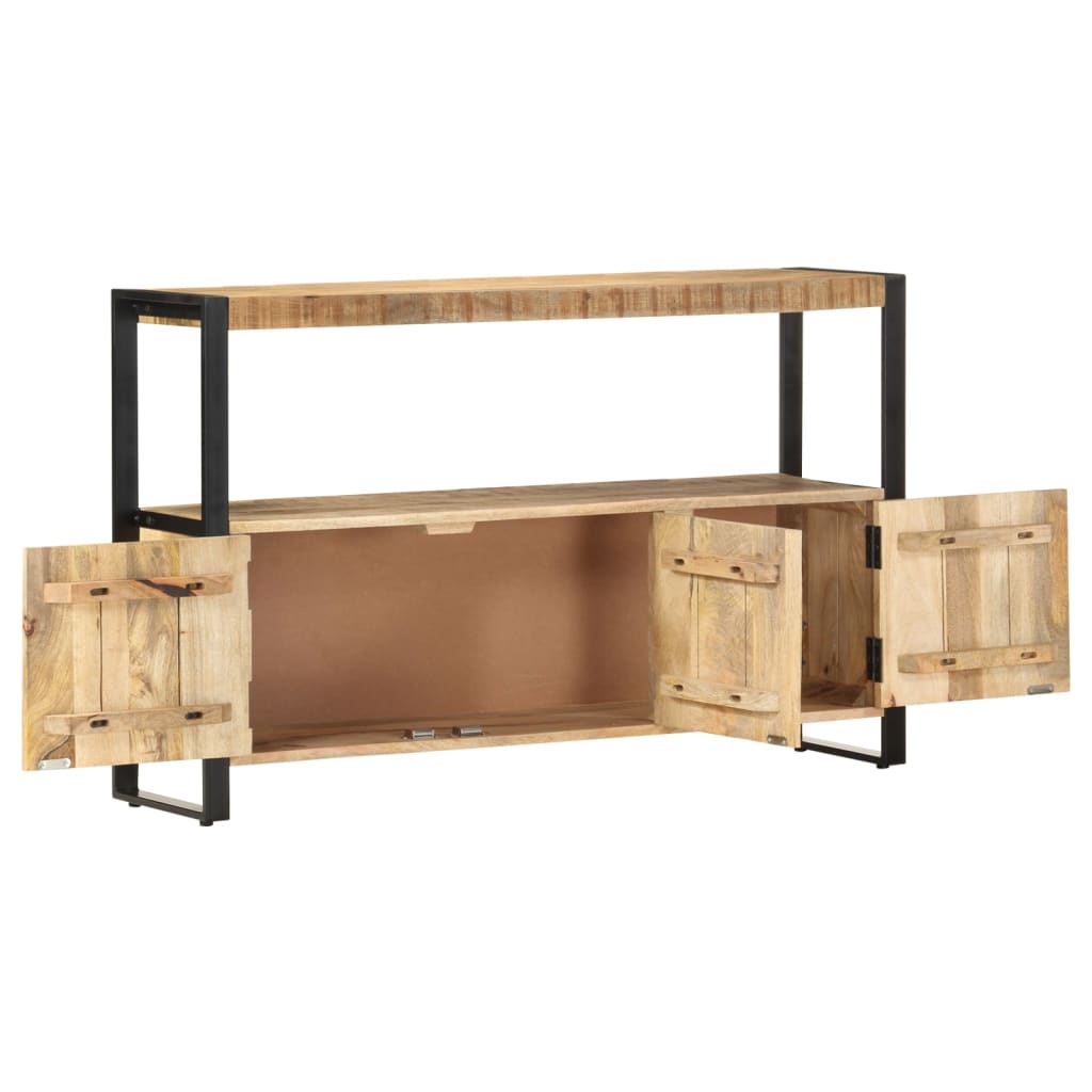 vidaXL Meuble d'appoint 120x30x75 cm Bois de manguier massif