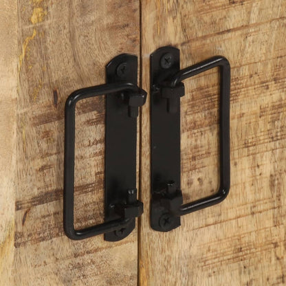 vidaXL Meuble d'appoint 120x30x75 cm Bois de manguier massif