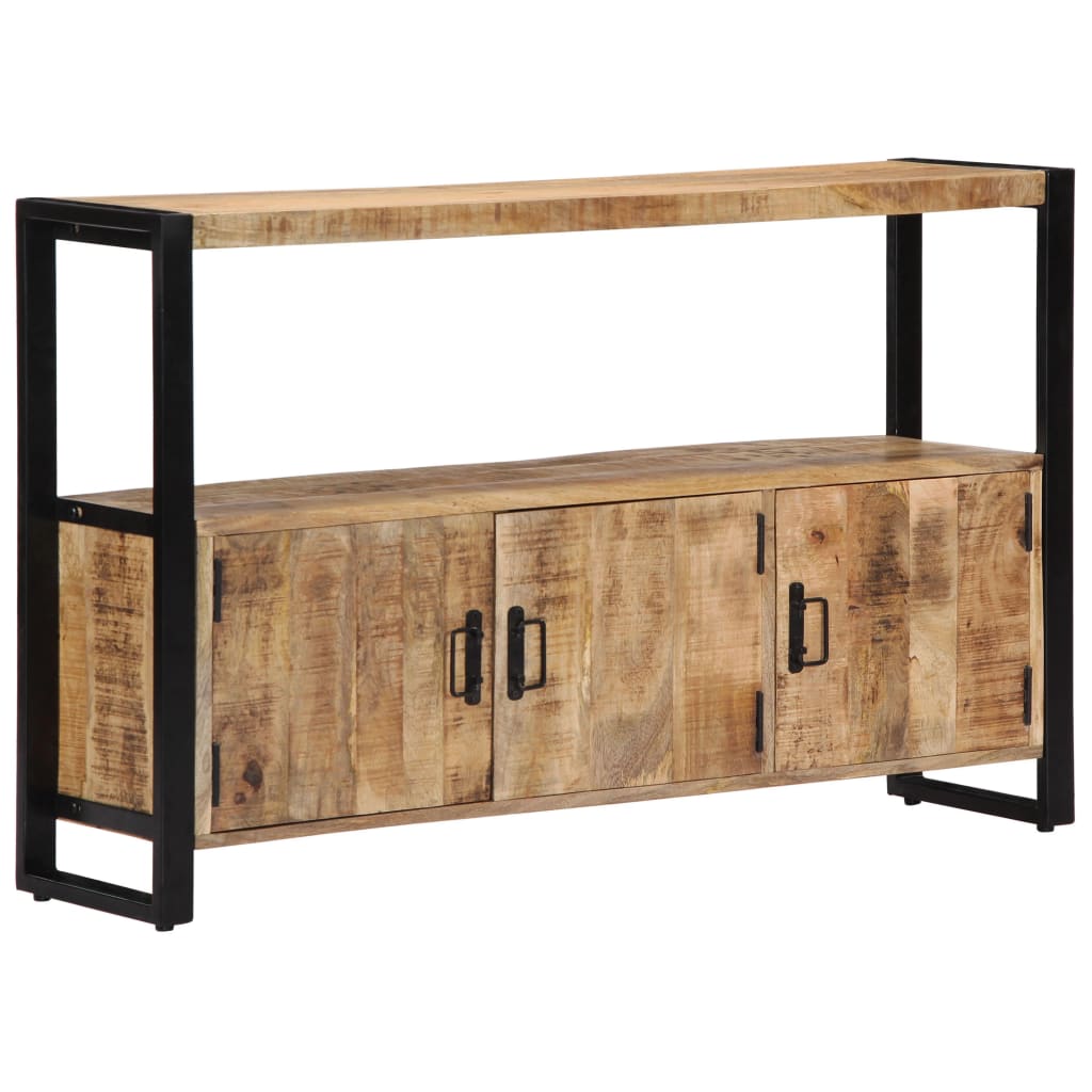 vidaXL Meuble d'appoint 120x30x75 cm Bois de manguier massif