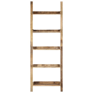 vidaXL Leiterregal Braun 75x37x205 cm Massivholz Mango