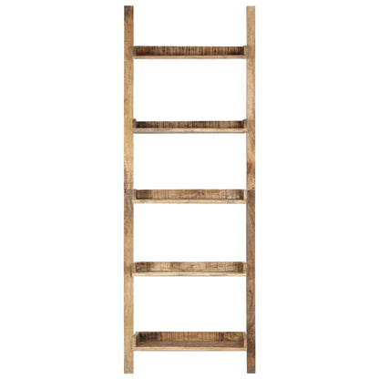 vidaXL Leiterregal Braun 75x37x205 cm Massivholz Mango
