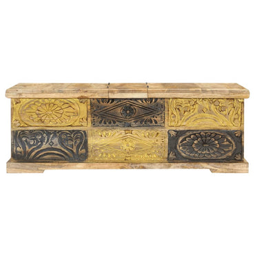 vidaXL Couchtisch 100x50x35 cm Massivholz Mango