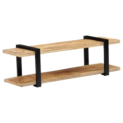 vidaXL Meuble TV 130x40x40 cm Bois de manguier massif