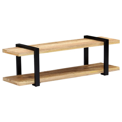 vidaXL Meuble TV 130x40x40 cm Bois de manguier massif