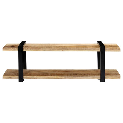 vidaXL Meuble TV 130x40x40 cm Bois de manguier massif