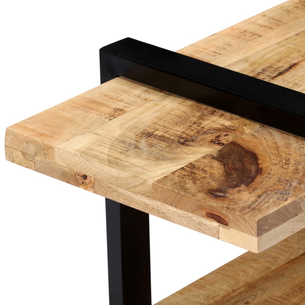 vidaXL Meuble TV 130x40x40 cm Bois de manguier massif