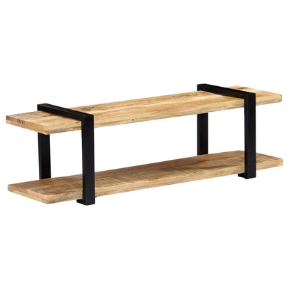 vidaXL Meuble TV 130x40x40 cm Bois de manguier massif